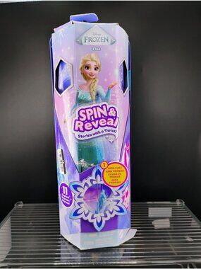 Disney Frozen Elsa Spin & Reveal Doll With Accessories & Surprises